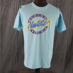 Vintage Graphic T-shirt - Nautelle Marine Wear by Mustang - Men's Extra-Large